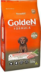 Ração Golden Formula para Cães Filhotes Porte Pequeno Mini Bits Frango e Arroz