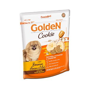 Biscoito Golden Cookie para Cães Adultos Banana, Aveia e Mel 350g