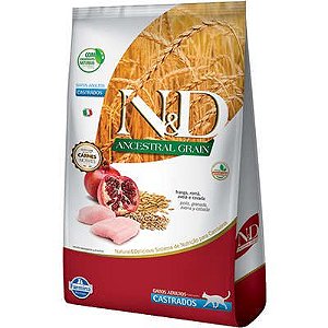 Ração ND N&d Ancestral Grain Low Grain para Gatos Adultos Castrados Frango