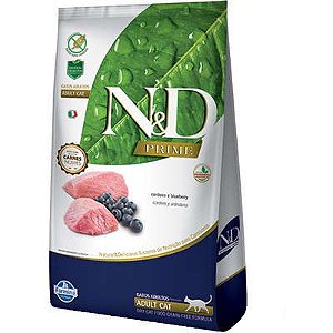 Ração ND N&d Prime Grain Free para Gatos Adultos Cordeiro