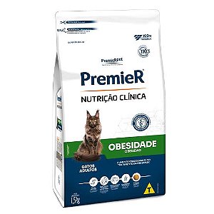 Ração Premier Nutrição Clínica para Gatos Obesidade