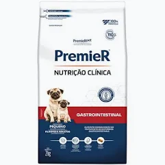 Ração Premier Nutrição Clínica para Cães Pequeno Porte Gastrointestinal
