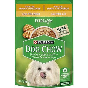 Dog Chow Sachê Câes Adultos Minis e Pequenos Frango 100g