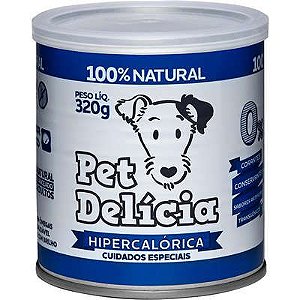 Ração Úmida Pet Delícia Natural Dieta Hipercalórica Para Cães 320g