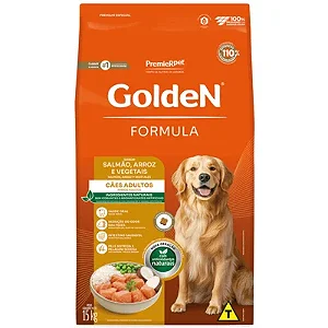 Ração Golden Formula para Cães Adultos Salmão e Arroz