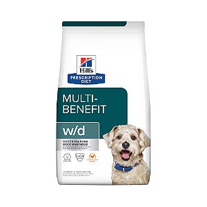 Ração Hill's Prescription Diet w/d para Cães Adultos - Controle do Peso e Glicêmico