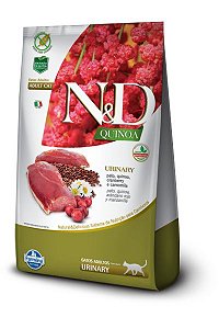 Ração ND N&D Quinoa Grain Free para Gatos Urinary Adultos Pato