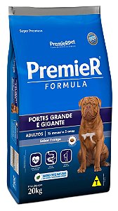 Ração Premier Formula para Cães Adultos Raças Grandes Sabor Frango