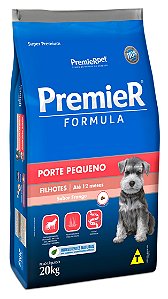 Ração Premier Formula para Cães Filhotes Raças Pequenas Mini Bits Sabor Frango