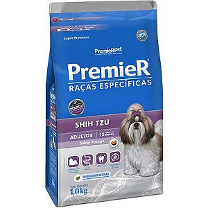 Ração Premier Raças Específicas para Cães Adultos Shih Tzu Sabor Frango