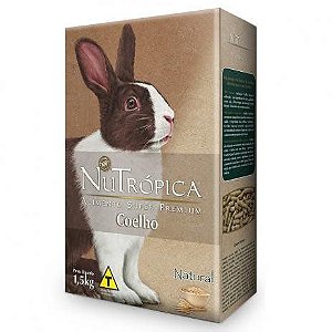 Ração Nutrópica Natural para Coelho Adulto 1,5Kg