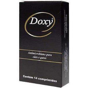 Antibiotico Doxy 100mg para Cães e Gatos 14 Comprimidos