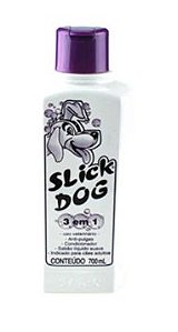 Shampoo 3 em 1 Slick Dog para Cães Adultos 700mL