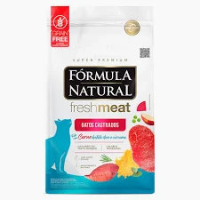 Fórmula Natural Fresh Meat Gatos Castrados Sabor Carne