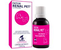 Fator Renal Pet Tratamento de Insuficiência Renal em Cães e Gatos 26g 