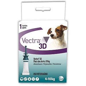 Antipulgas e Carrapatos Ceva Vectra 3D para Cães de 4 a 10 Kg 1,6 mL