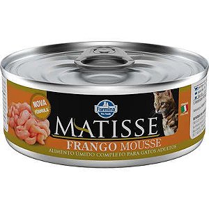 Ração Úmida Matisse Frango Mousse para Gatos Adultos