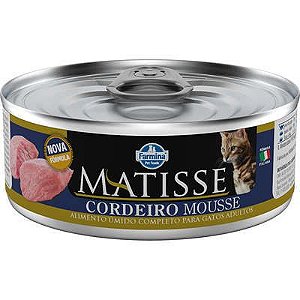 Ração Úmida Matisse Cordeiro Mousse para Gatos Adultos