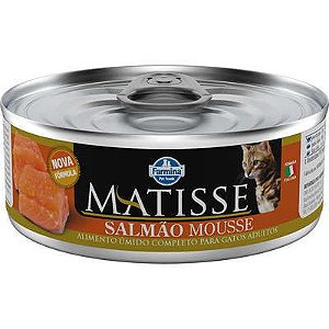 Ração Úmida Matisse Salmão Mousse para Gatos Adultos