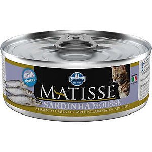 Ração Úmida Matisse Sardinha Mousse para Gatos Adultos