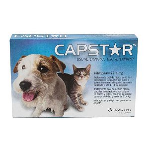 Antipulgas Capstar 11,4mg Cães e Gatos