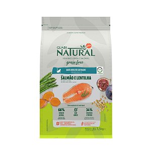 Ração Guabi Natural Grain Free Gato Adulto Castrado Salmão e Lentilha