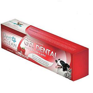 Pet Clean Gel Dental Morango 60g