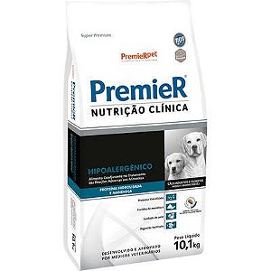 Ração Premier Nutrição Clínica para Cães Raças Médias e Grandes Hipoalergênica Proteina Hidrolizada e Mandioca