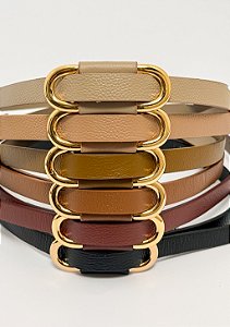 Cinto Sem Furo Fivela Oval