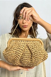 Clutch Média Paper Alça Corrente