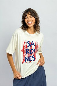 T-shirt Algodão Sardines