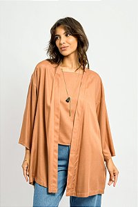Kimono Liso Viscose Manga Ampla 2/4 Amarração