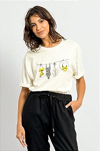 T-shirt Algodão Varal de Verão