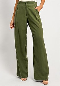 Calça Pantalona Liocel Bolsos Faca