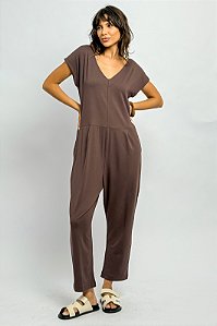 Macacão Malha Viscose Bolso