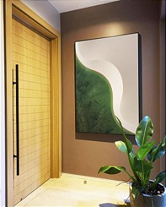 Quadro Vertical Mar Turquesa Dunas de Areia Branca Praia Natureza Canvas com Moldura