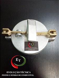 TAMPA DE DESCARGA ALUMÍNIO 4"