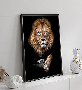 QUADRO DECORATIVO - LEÃO