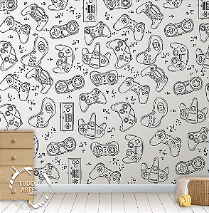 Papel de Parede Adesivo Gamer