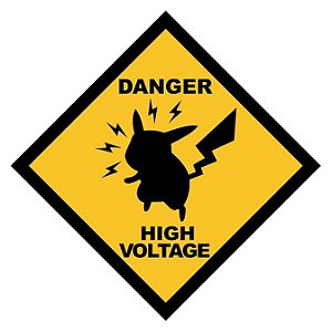 Placa Pikachu High Voltage