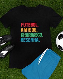 Camiseta Futebol Amigos Resenha