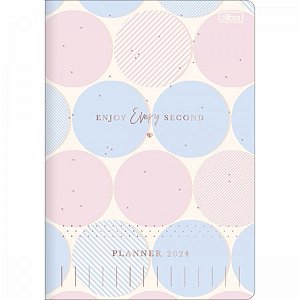 PLANNER GRAMPEADO 17,8 X 25,4 CM SOHO 90 G 2024