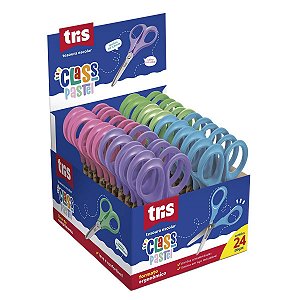 Tesoura Escolar Class - 13cm - Pastel - Unidade - Tris