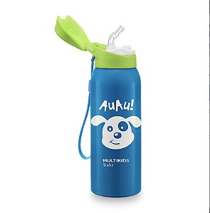 Copo Térmico com Canudo Keep it Cool Azul Multikids Baby