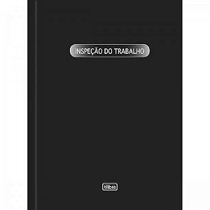 LIVRO INSPEÇÃO DO TRABALHO CAPA DURA - 50 FOLHAS