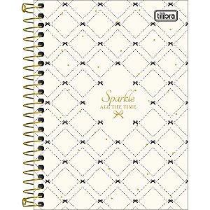 CADERNETA ESPIRAL CAPA DURA 1/8 WEST VILLAGE 80 FOLHAS