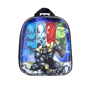 Mochila Infantil Marvel Avengers Maxtoy Diplomata com Alça de Costas