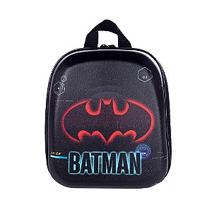 Mochila Infantil Batman Maxtoy Diplomata com Alça de Costas