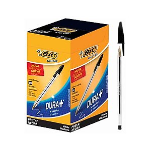 CANETA BIC CRISTAL PRETA UNIDADE