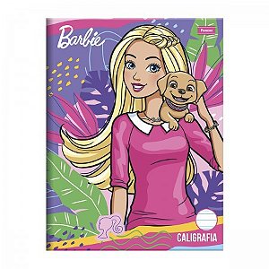 Caderno Pedagógico Caligrafia Barbie 40 Folhas